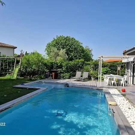 Bosquet - Ci - Maison Familiale Piscine Jardin *
